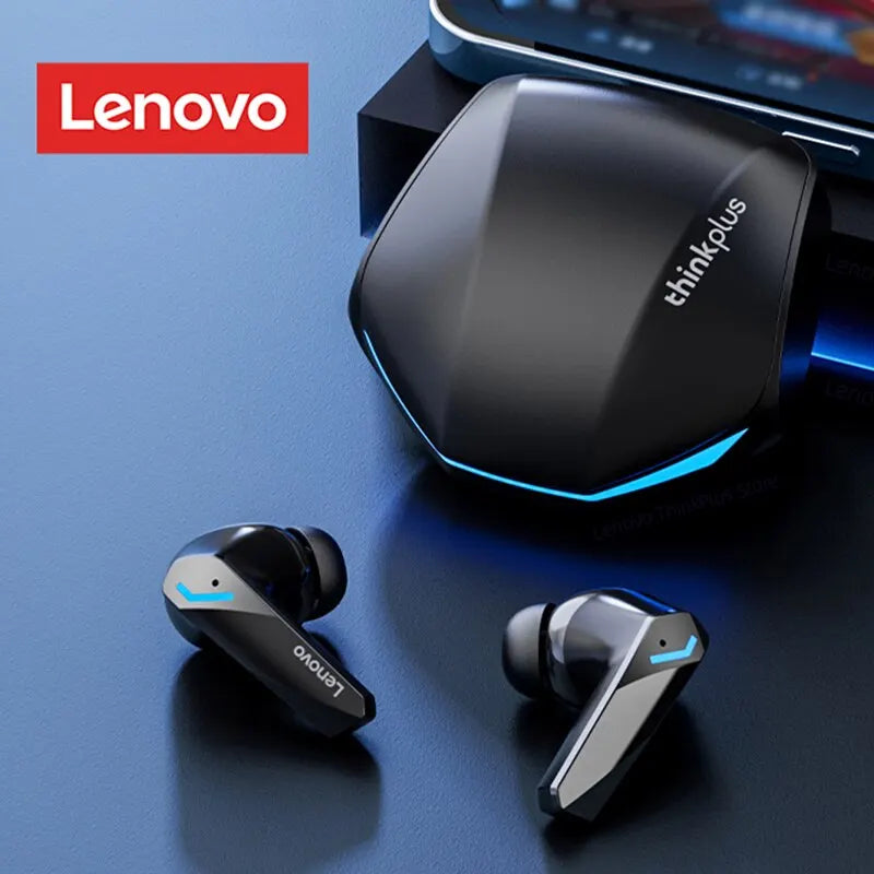 Lenovo GM2 Pro Bluetooth 5.3 Earphones, Wireless In-Ear Sports Headset, Low Latency Gaming & Music Dual-Mode Headphones