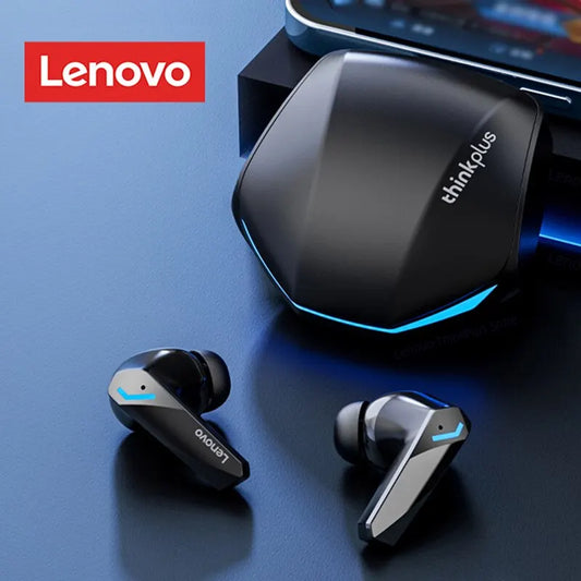 Lenovo GM2 Pro Bluetooth 5.3 Earphones, Wireless In-Ear Sports Headset, Low Latency Gaming & Music Dual-Mode Headphones